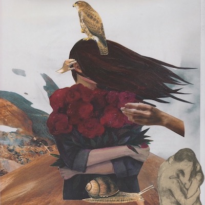 Maike Zazie as a visual collage artist